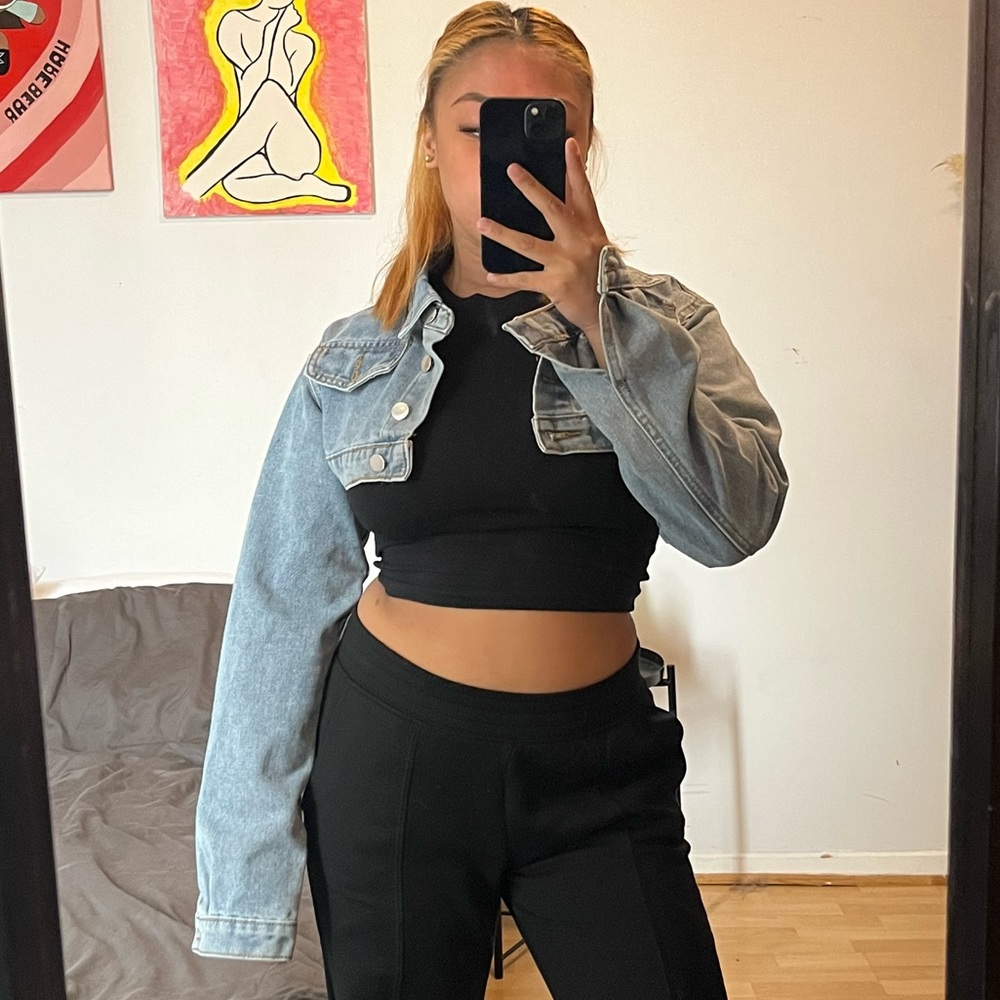 Super cropped Jean jacket
